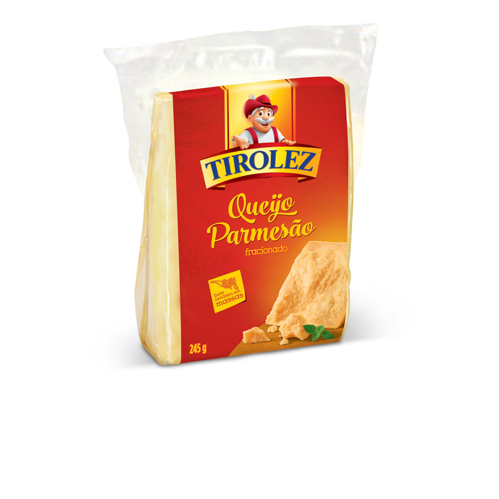 Queijo Parmesao Tirolez 245g Frac Savegnago New